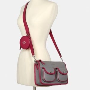 Rare & Luxurious: Brand New Coach Penny Crossbody Gray Leather Out of Stock